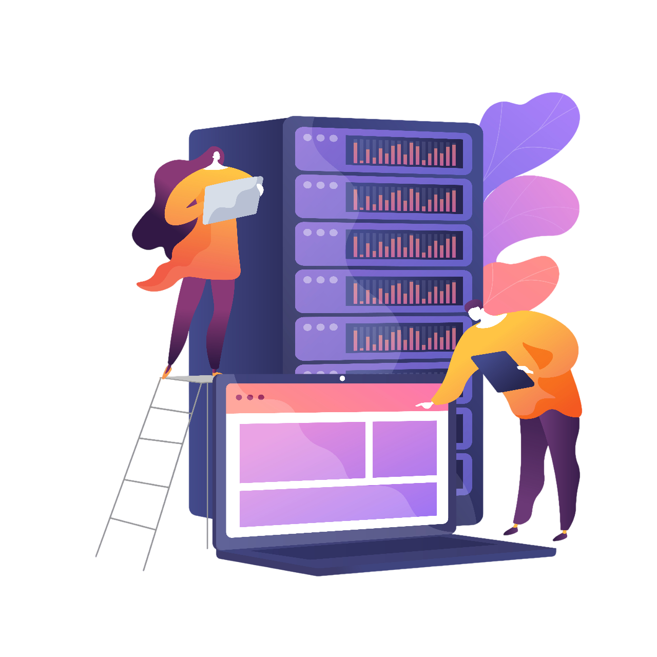 Dedicated Server Illustration